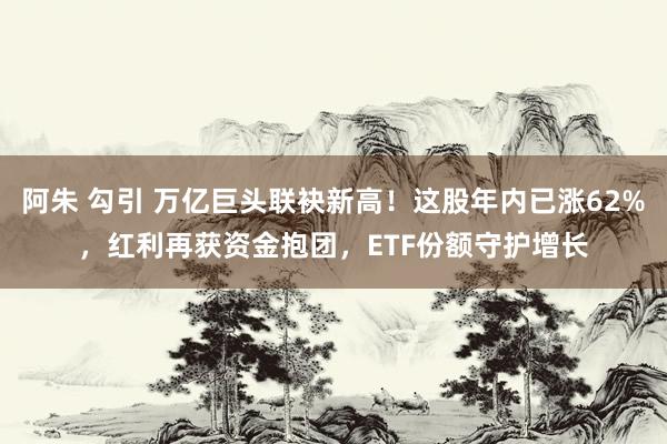 阿朱 勾引 万亿巨头联袂新高！这股年内已涨62%，红利再获资金抱团，ETF份额守护增长